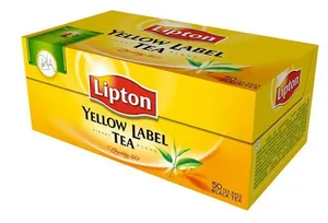 Tee, schwarz, 50x2 g, LIPTON Yellow label